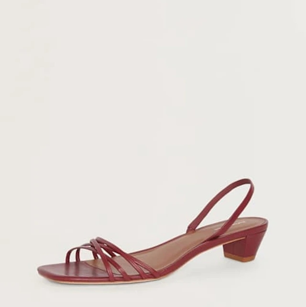 NWOT Reformation Wiley Heeled Sandal Size 11